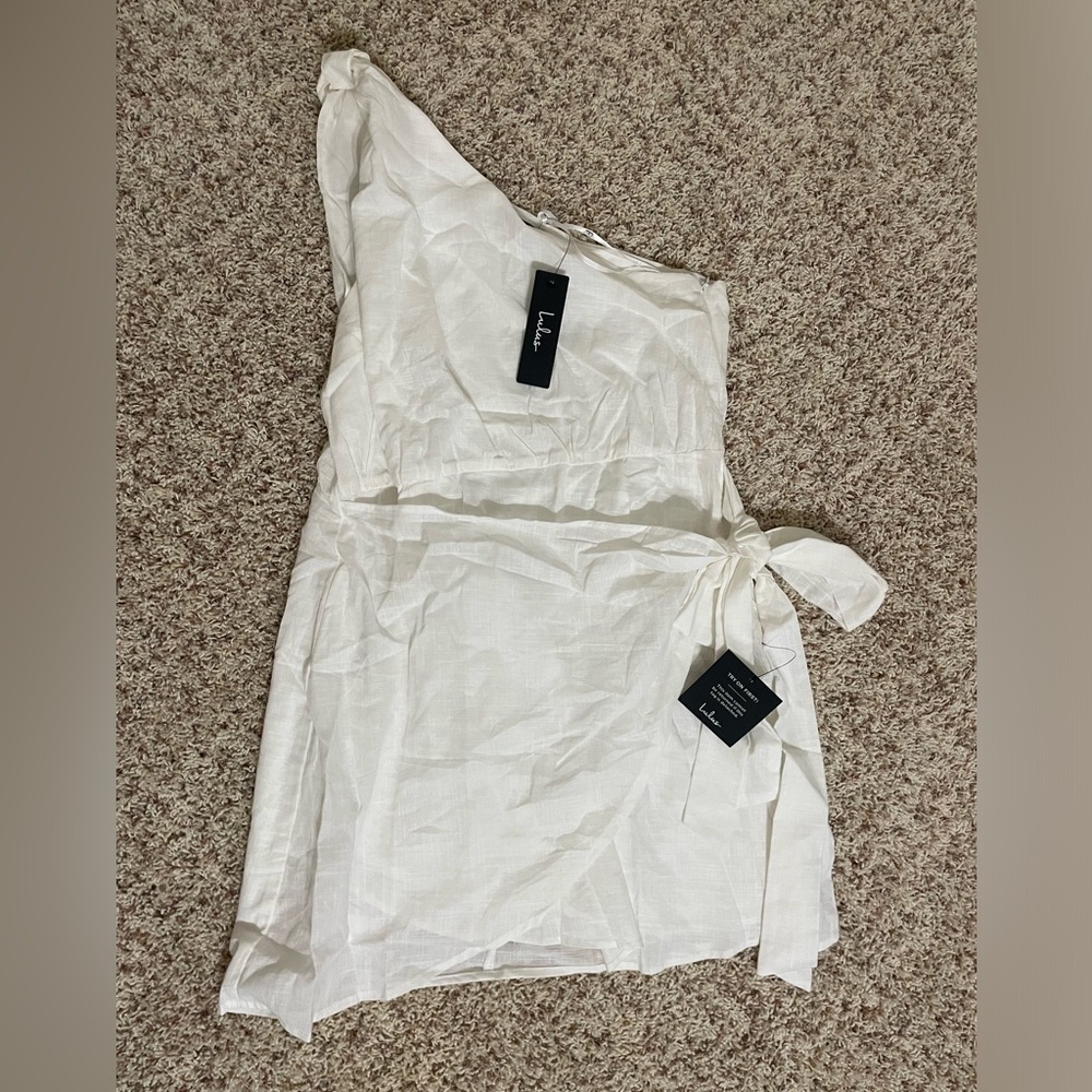 ONE SHOULDER LULUS DRESS